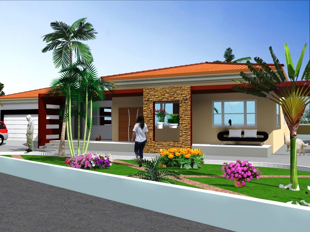 Projet de villa basse